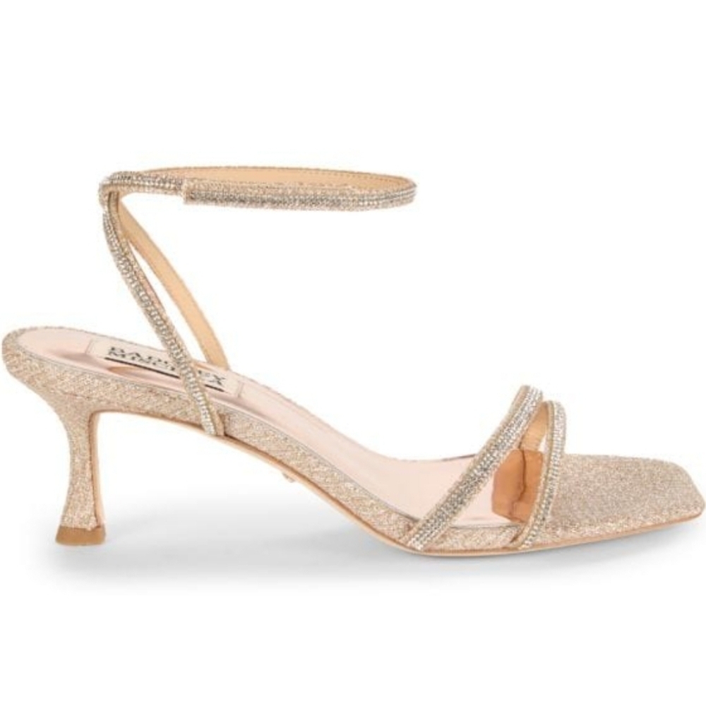Badgley Mischka Ultra Glitter Sandal